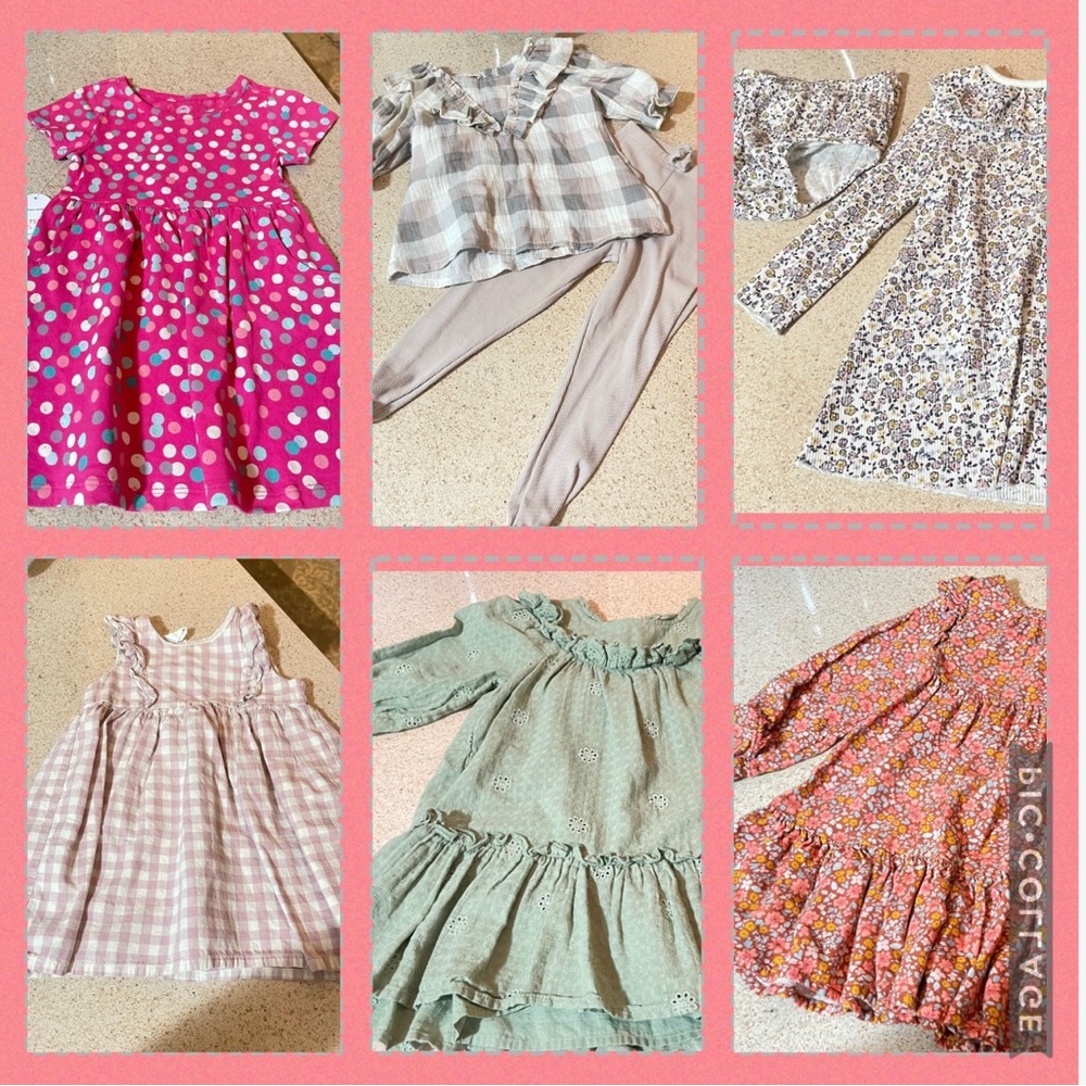 Girls size 2t and size 3t sandals size 5 and plush included